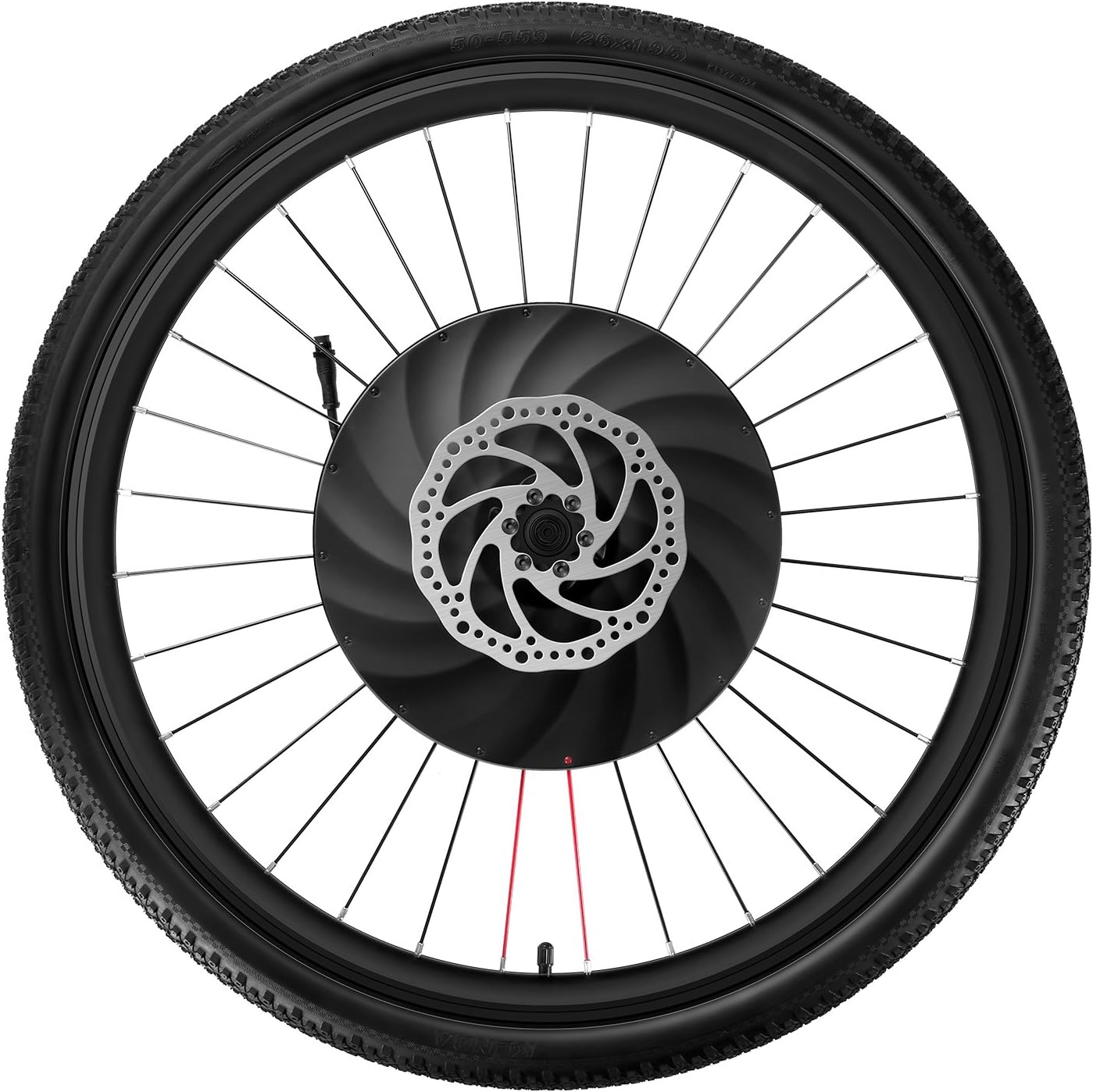 YUNZHILUN iMortor 26 inch Electric Front Bicycle Wheel with Bluetooth 4.0 for Android IOS UK