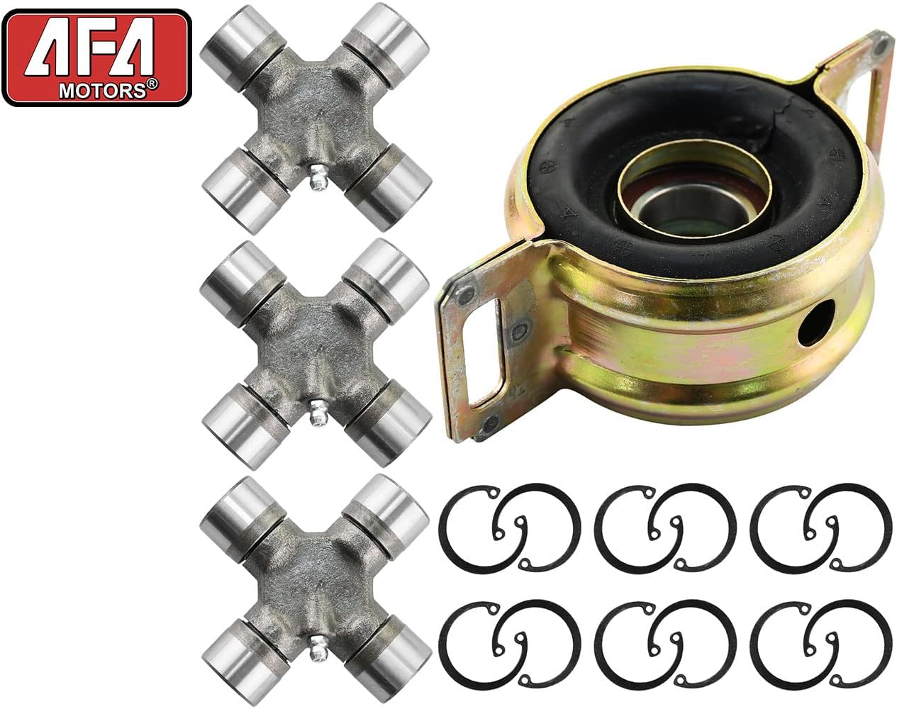 (2WD) Drive Shaft Center Bearing & Support Compatible with Toyota Tacoma Tundra T100-Center Support Assembly