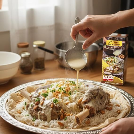 Zalloum Jameed Kishk Soup Starter, 35.27 oz (1000g), Product of Jordan (2, 1000g)