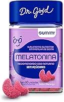 Melatonina Sabor Morango 60 Gomas Mastigável Fini Dr Good