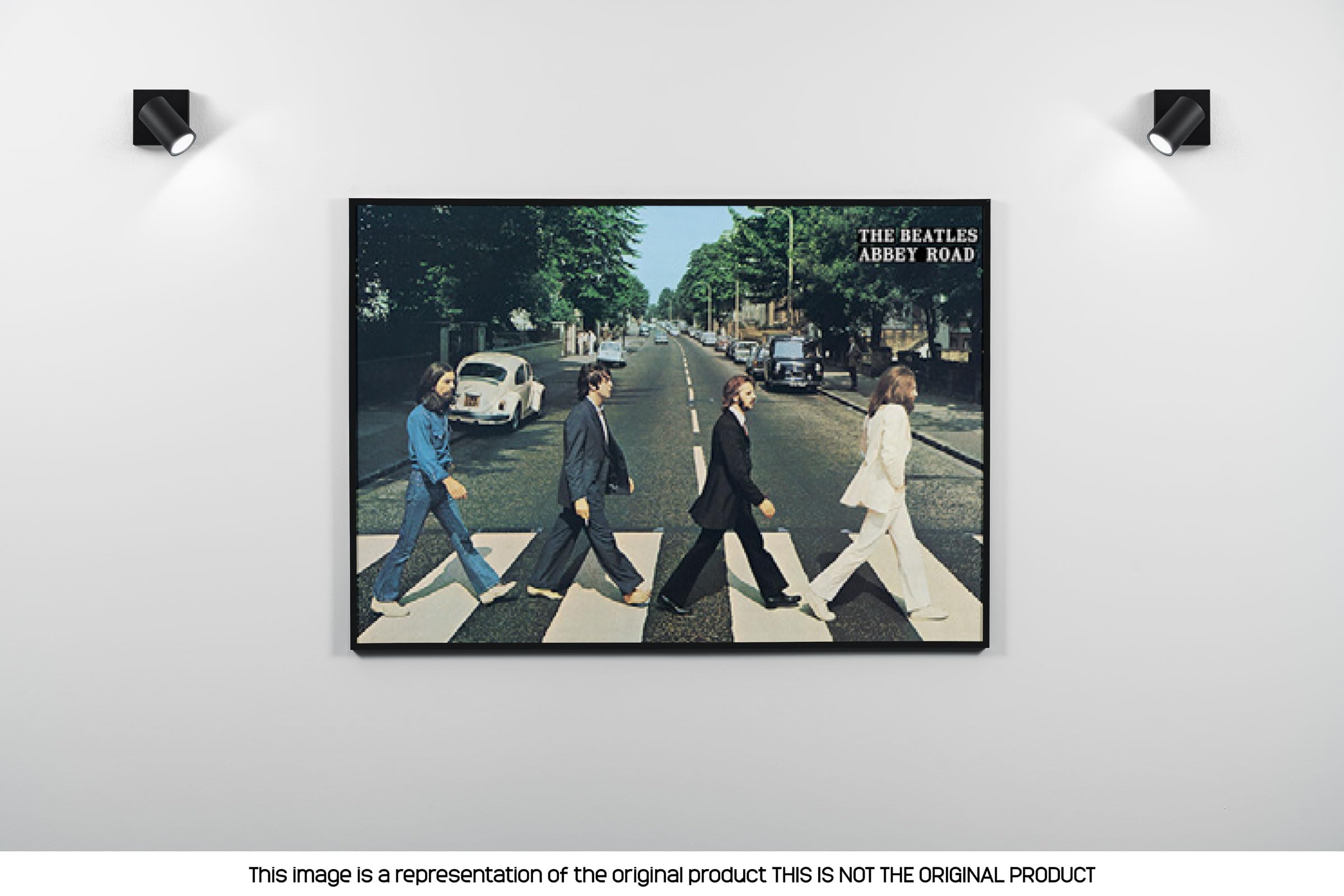【レアなUS美盤❗️】BEATLES / ABBEY ROAD（＋ポスター） Amazon.com: The Beatles Abbey Road Lamina Framed Poster - 35.75 x