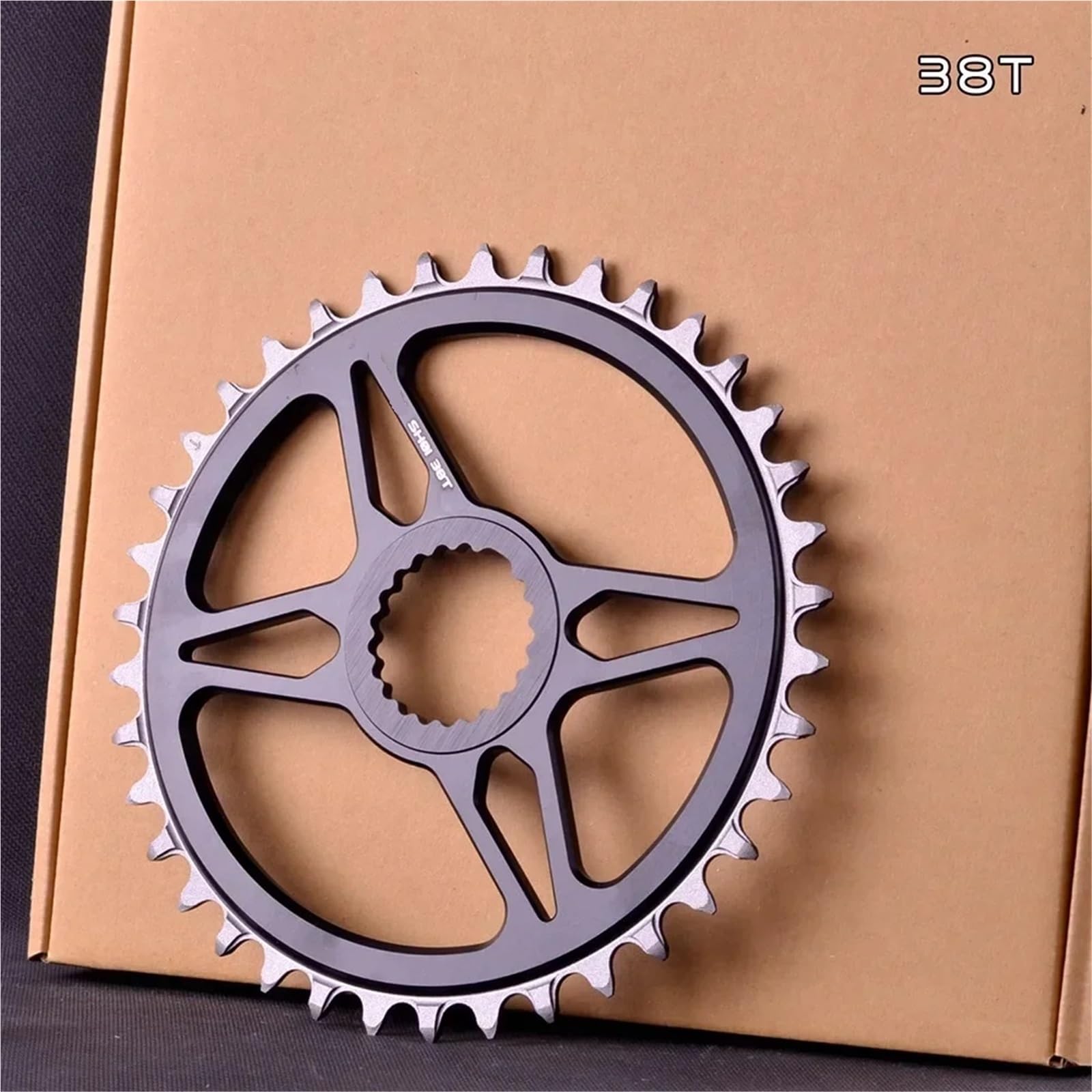 Genérico Compatible con Plato De Montaje Directo Shimano MTB Estrecho Ancho