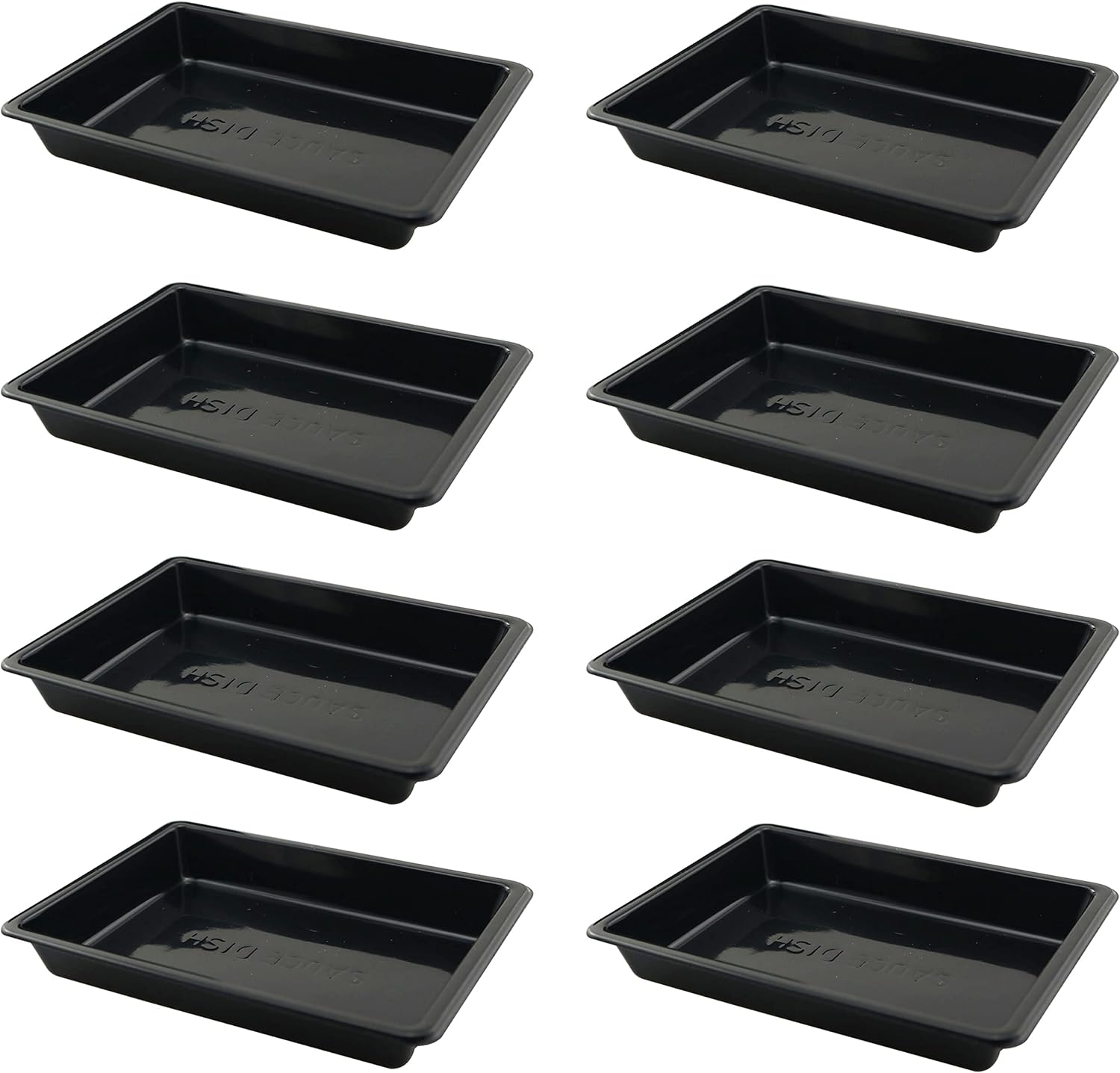 PZRT 40pcs Plastic Disposable Sauce Dishes Dipping Sauce