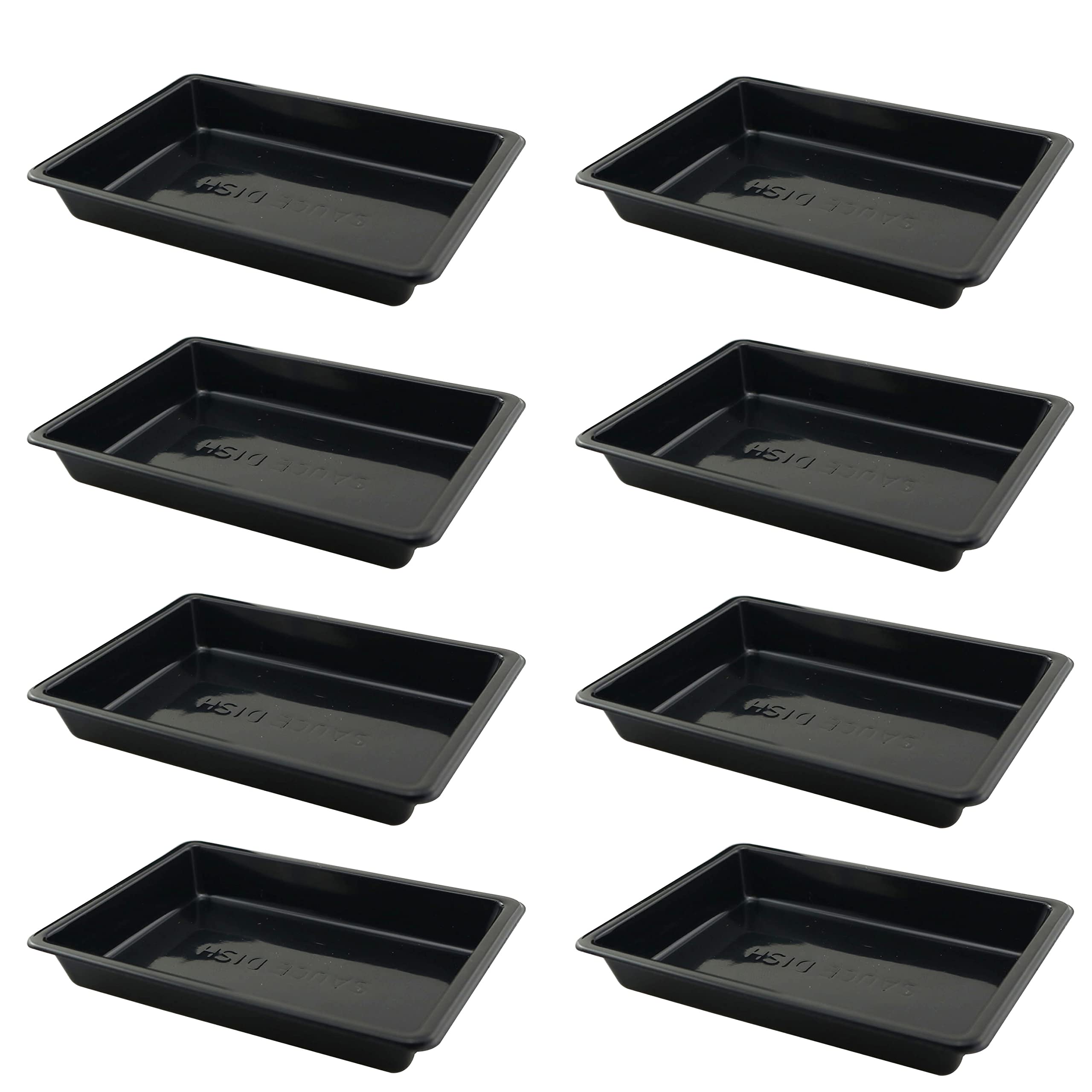 Amazon.com: PZRT 40pcs Plastic Disposable Sauce Dishes - Rectangle