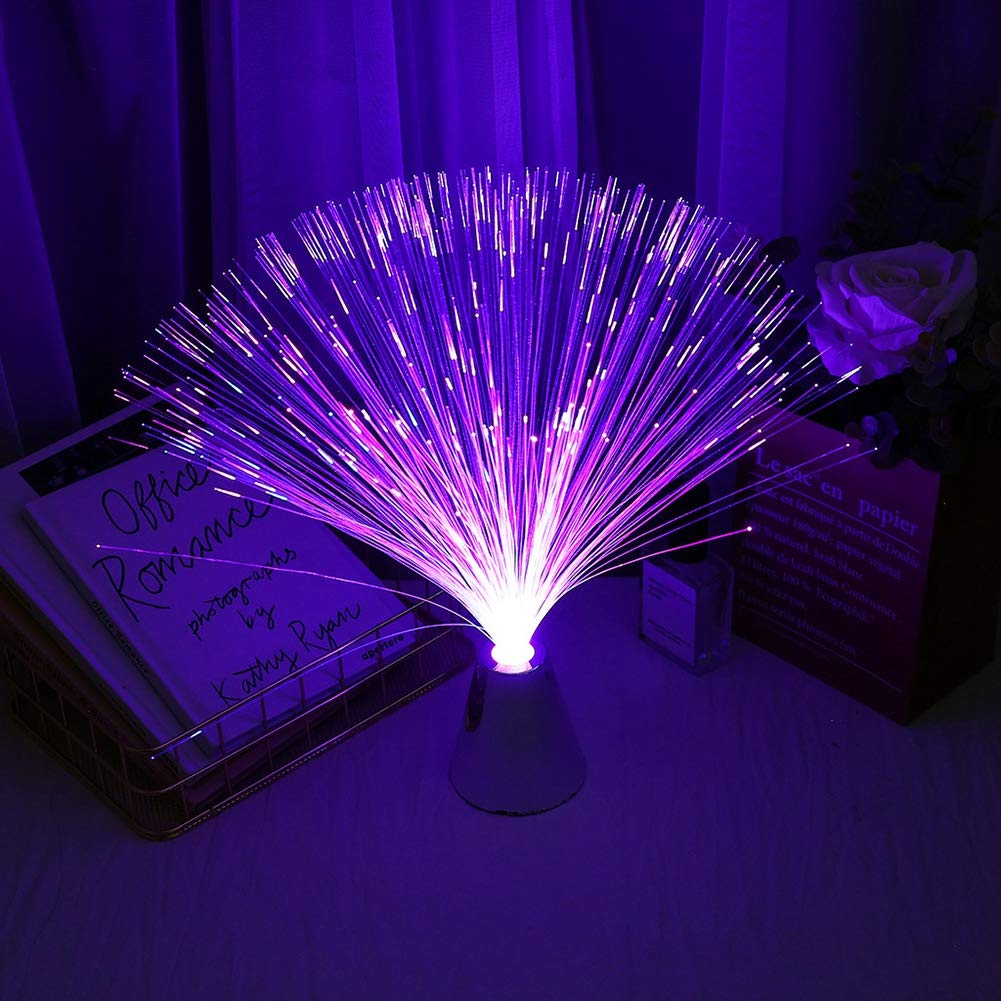 Leopacat Fiber Optic Lights, Fiber Optic Lamp, Led Fiber Optic Light Night Star Sky Festivals Lamp for Gifts Promotional Items Bedroom Office Decorations Exquisite Party Favors