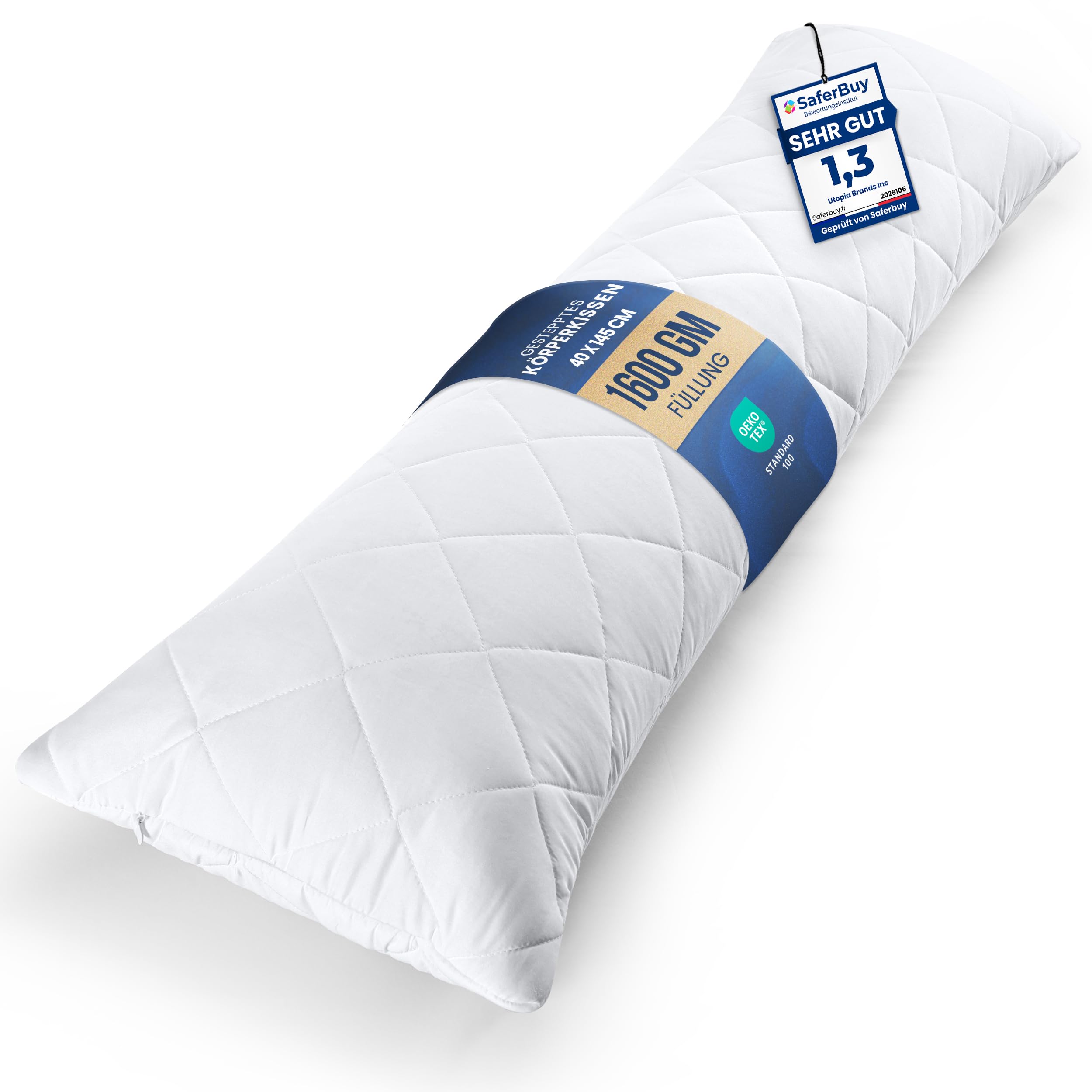Utopia Bedding Seitenschläferkissen Körperkissen Schwangerschaftskissen
