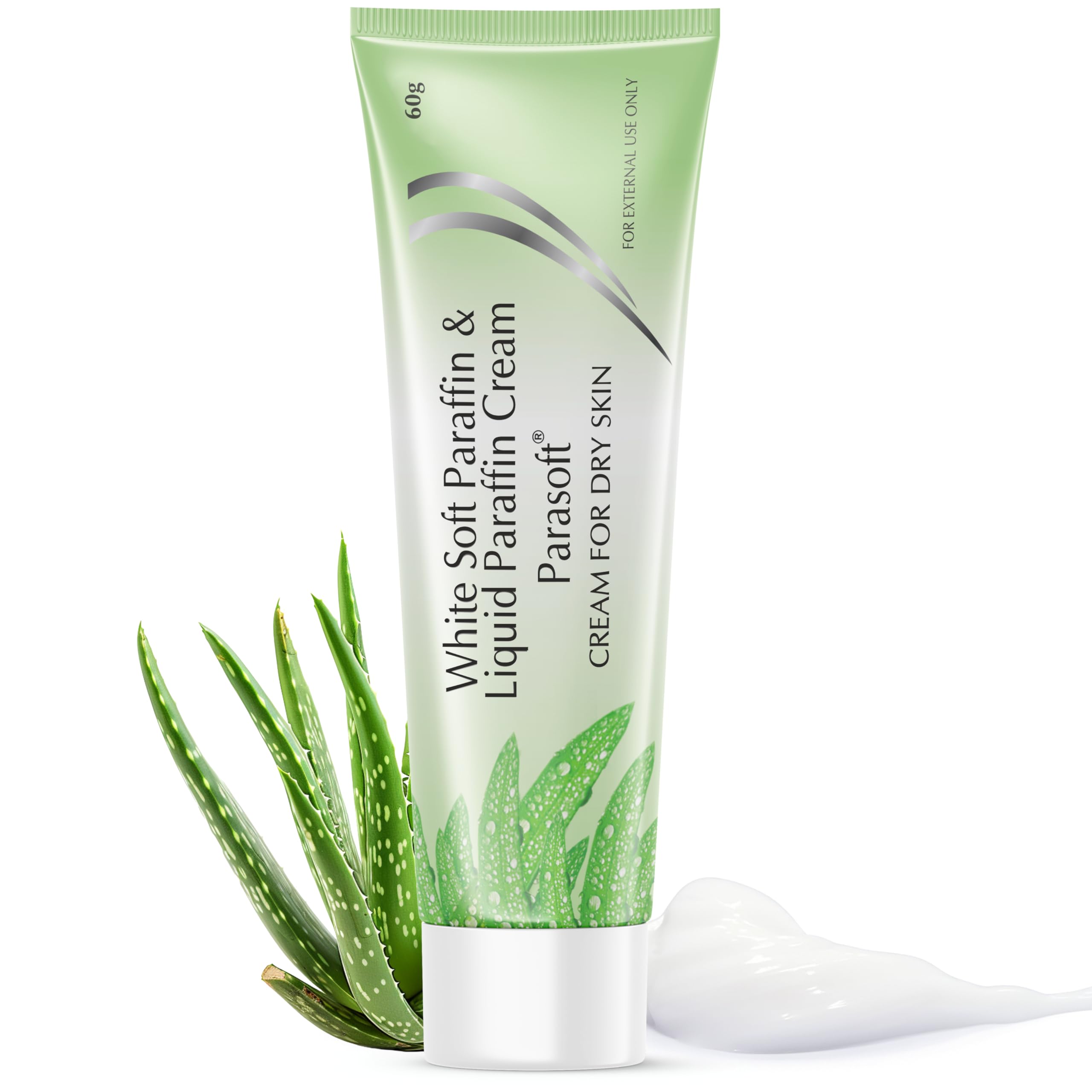 Parasoft Moisturizing Cream with Aloe Vera - 60g / 2.11 oz | Deep Hydration Intense Moisturizer for Dry & Dehydrated Skin, Non-Greasy, Dermatologist Tested, Paraben-Free