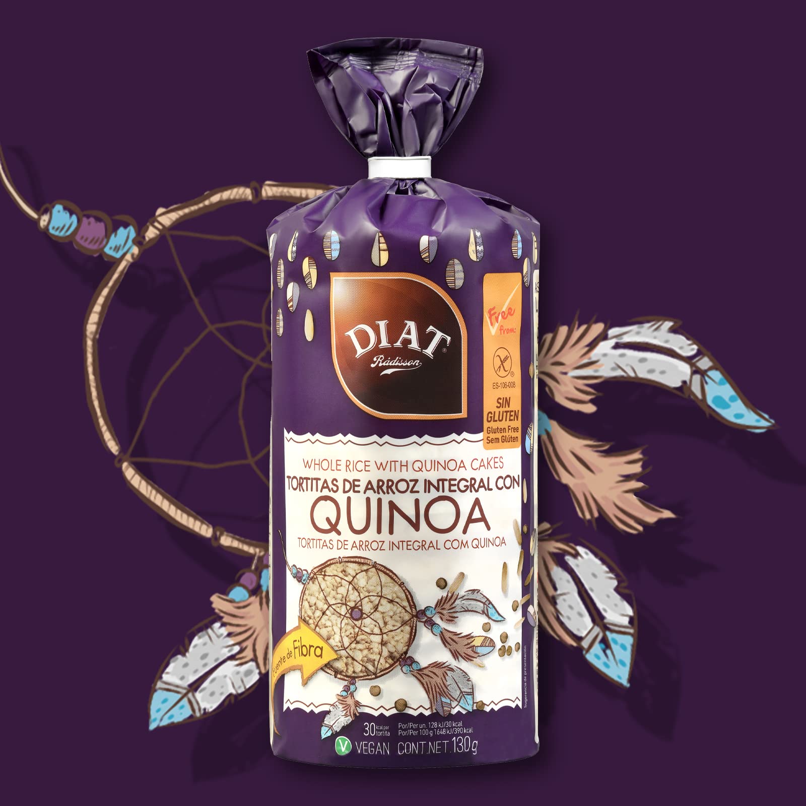 Diet Rádisson Tortitas De Arroz Integral Con Quinia 30 G