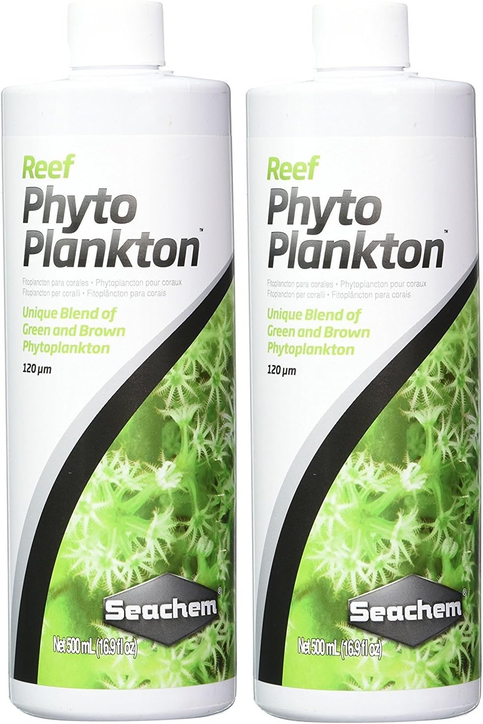 Seachem (2 Pack) Reef Phytoplankton, 500 mL / 16.9 fl. oz.