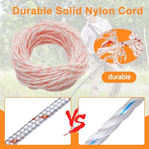 Miniatura 2 de Mtanlo Cuerda de arranque de retroceso de 0.118 in, cuerda de tracción de 32.8 ft, cortadora de cepillo, cortadora de césped para motosierra Stihl,