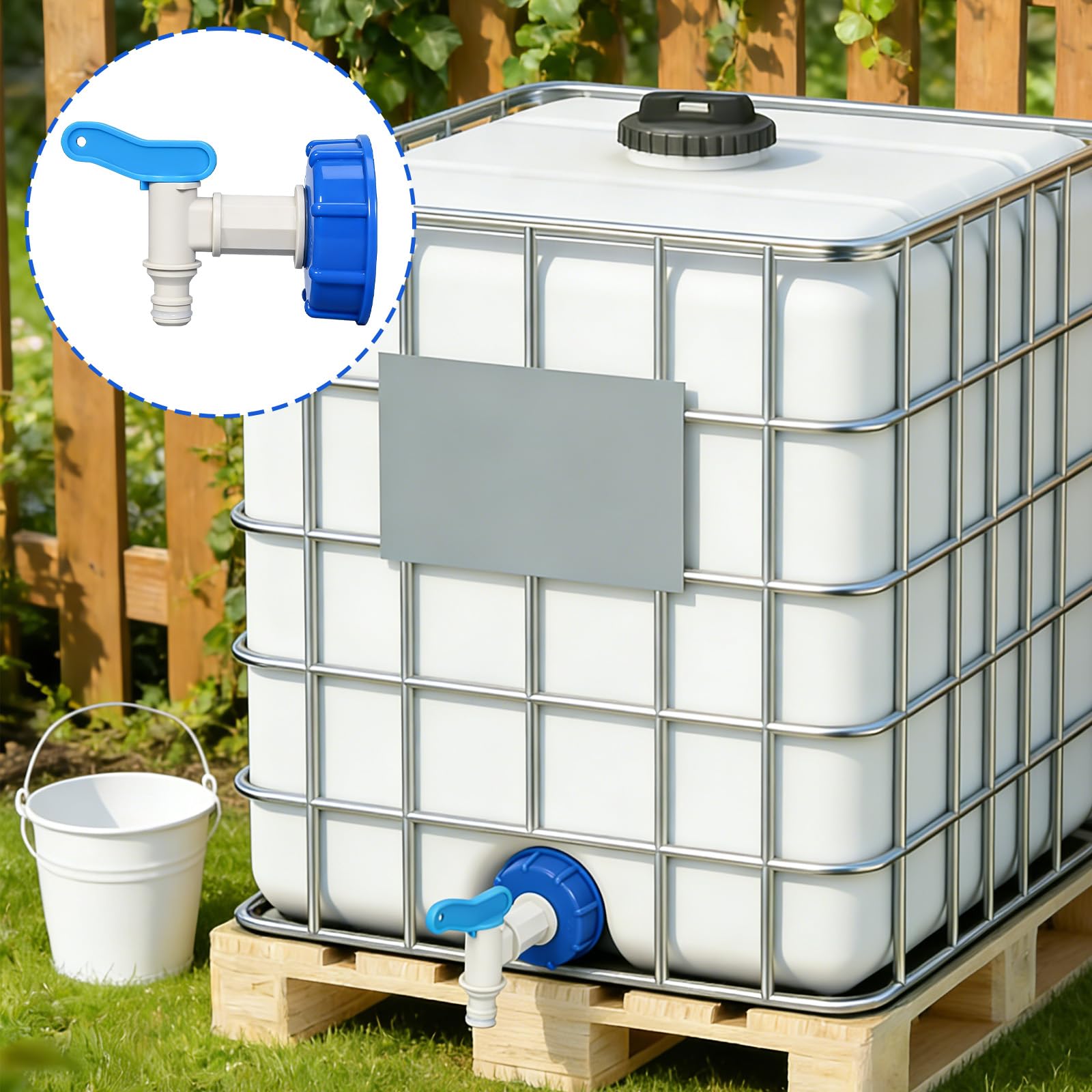 6 grifos dosificadores, bidón con conexión roscada, bidón para recipiente de 15 – 60 L, grifo dosificador a prueba de fugas para llenado de agua potable, cocina, comercio, agricultura