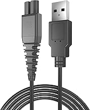 Jack & Rose Ladekabel für Haarschneidemaschine Set, 1 Stück Kabel Kompatibel Haarschneider Bartschneider Haartrimmer RFC-676, RFC-667 Netzteil