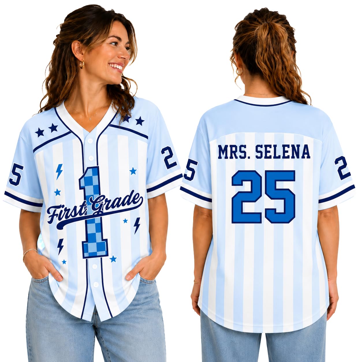 Teacher Jersey Personalized Teacher Shirts Back to School Outfits
