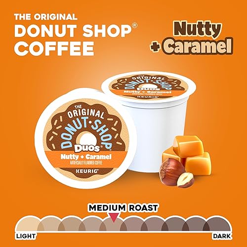 Vista 24 de The Original Donut Shop K Cup Duos - Vainilla de chocolate blanco, cápsulas Keurig K Cup de una sola porción, café saborizado, chocolate blanco +