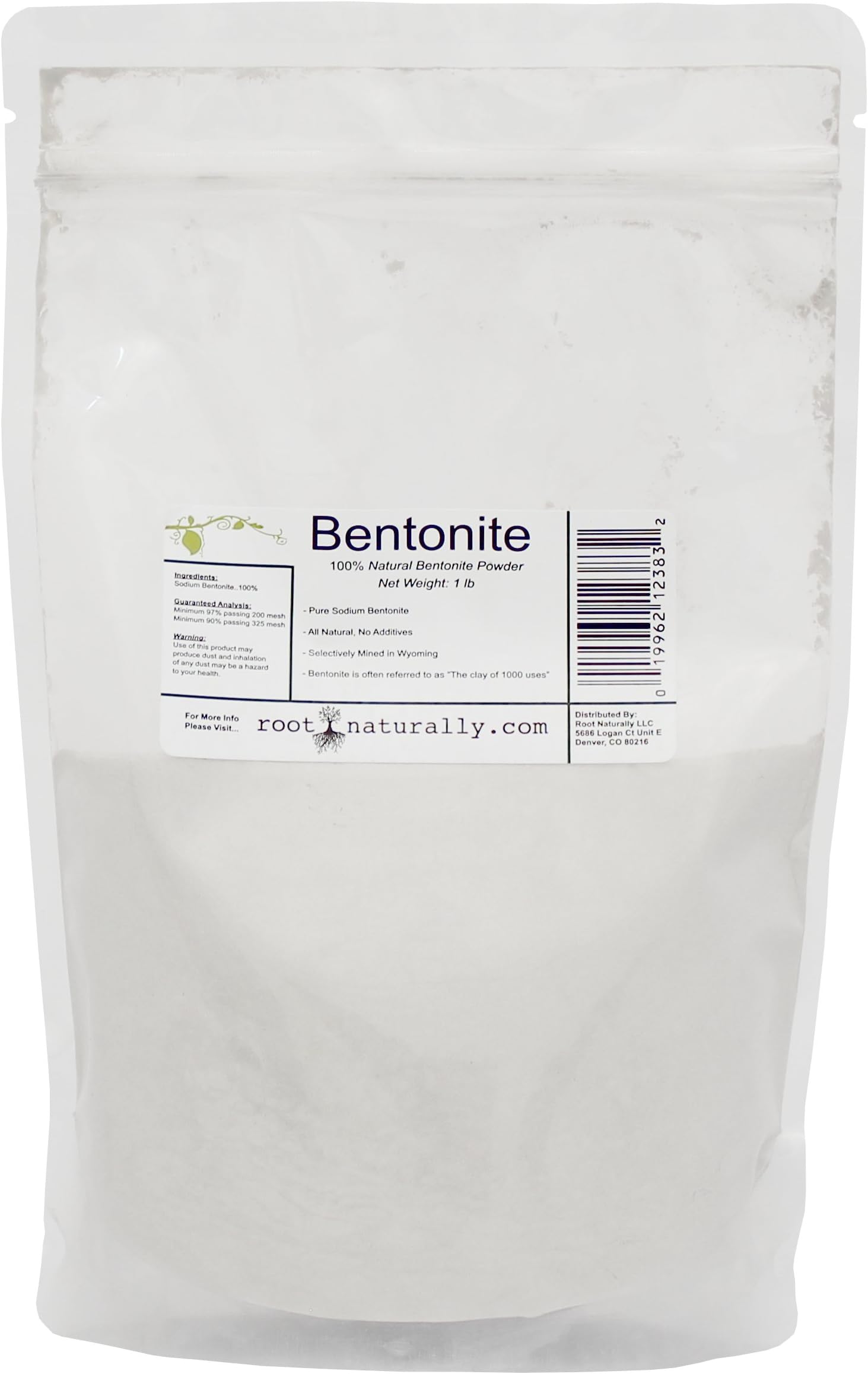 Root Naturally Bentonite - 1 Pound