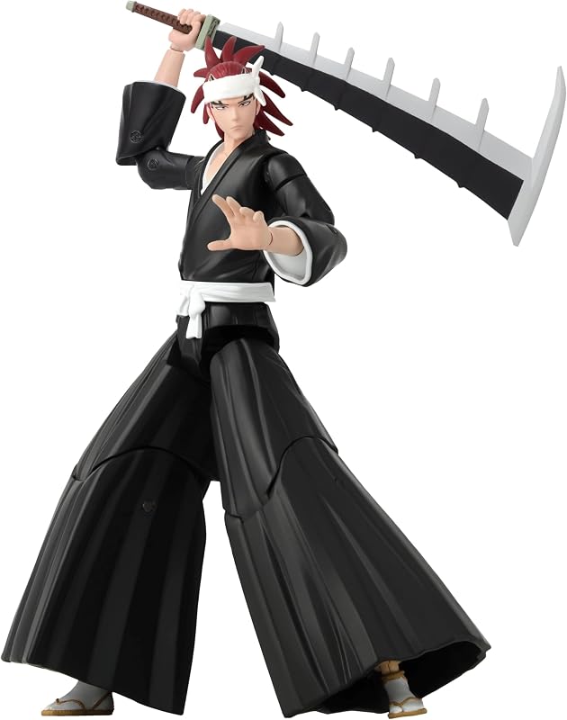 HÉROES ANIME - Bleach - Figura de acción Abarai Renji | Bleach Figura de acción de 6 pulgadas Héroes del anime - Renji Abarai