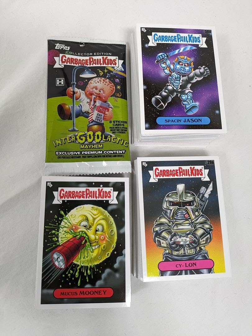 2023 Topps Garbage Pail Kids InterGOOLactic Mayhem Complete 200-Card Base Set - Sci-Fi Science Fiction Intergalactic Themes GPK - View 5