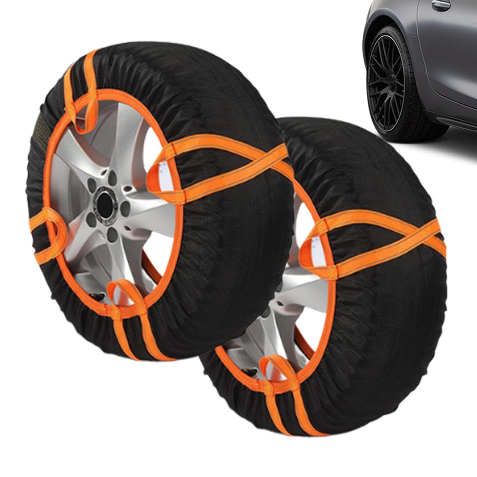 Catena per da neve per auto, copertura antiscivolo per pneumatici da neve | Copertura per pneumatici antiscivolo resistente alle basse temperature per camion,