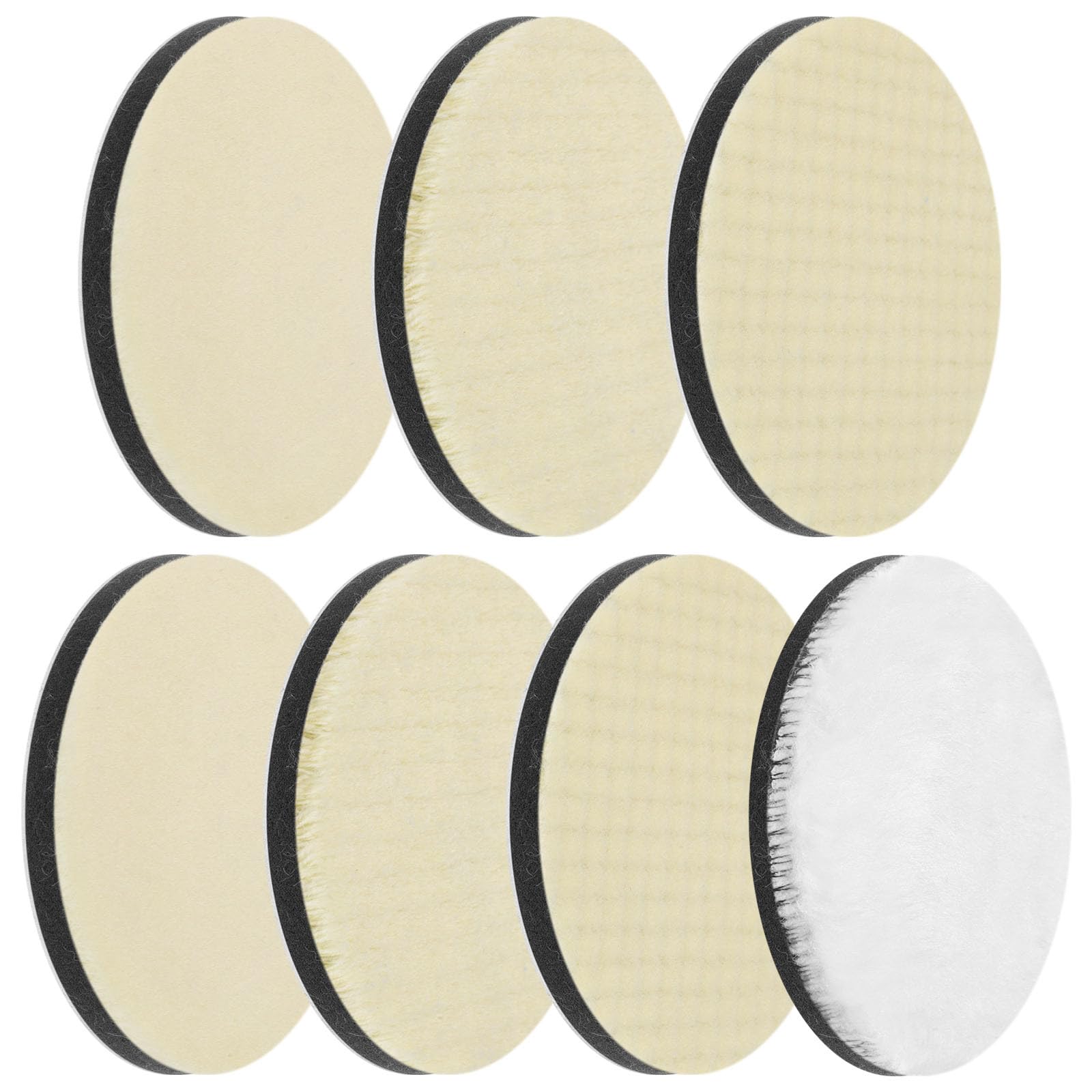 7stücke Teiliges Polierpad Buffing Pads Für Bohrmaschinen Vielseitige Polierwerkzeuge Für Effektives Polieren Und Finish Von Fahrzeugoberflächen