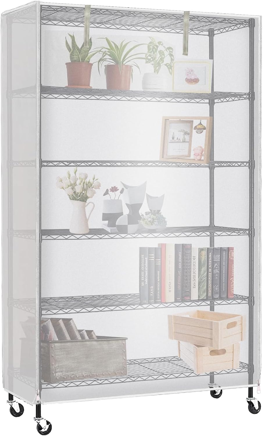 IndigoTempest9 Plastic Shelf Covers, Frosted Translucent