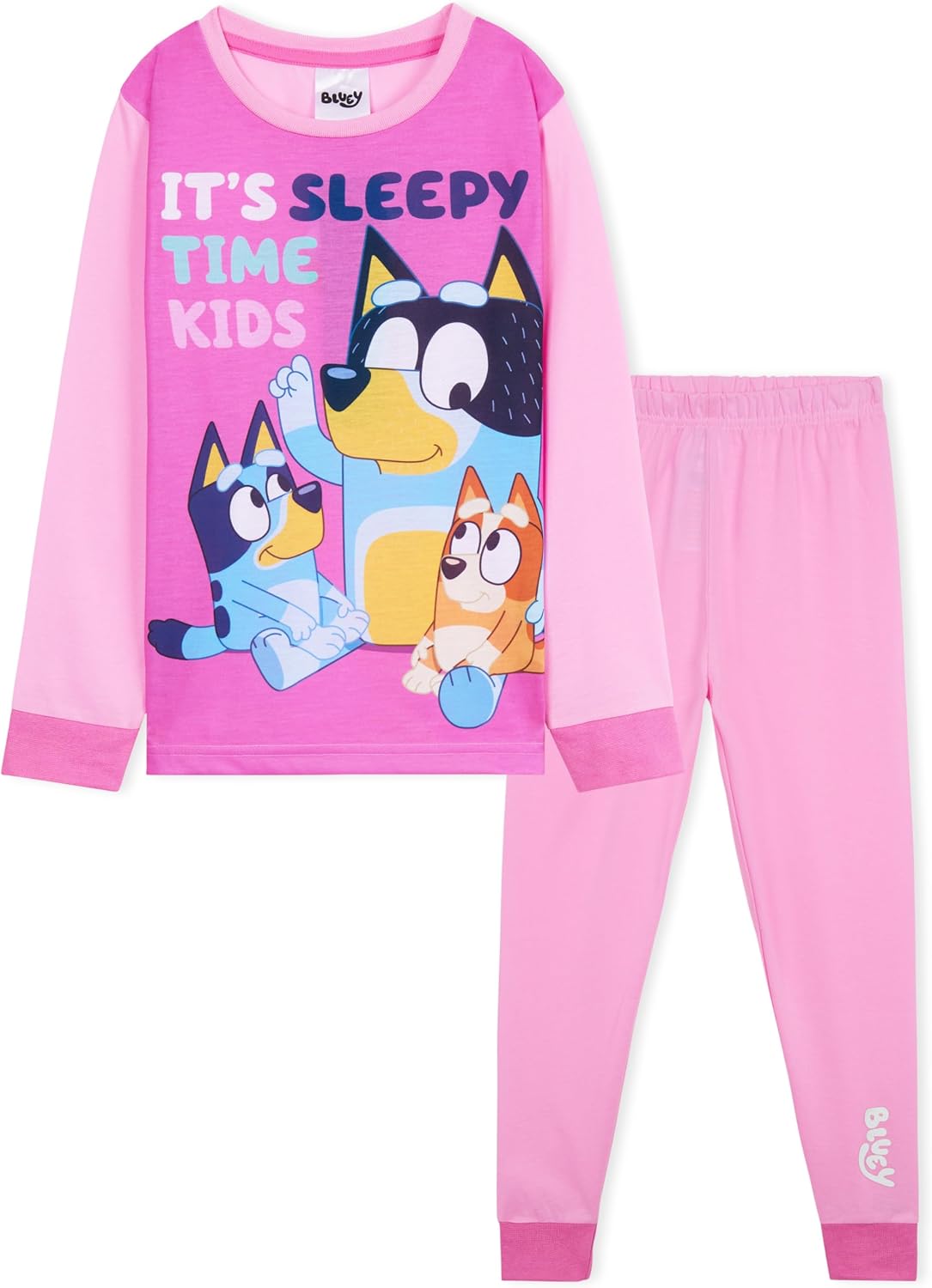 Bluey Pajama Set for Girls Toddlers Long 2 Pc PJs Comfy Lounge Set Loungewear Soft Pajamas Nightwear PJ Gifts for Girls