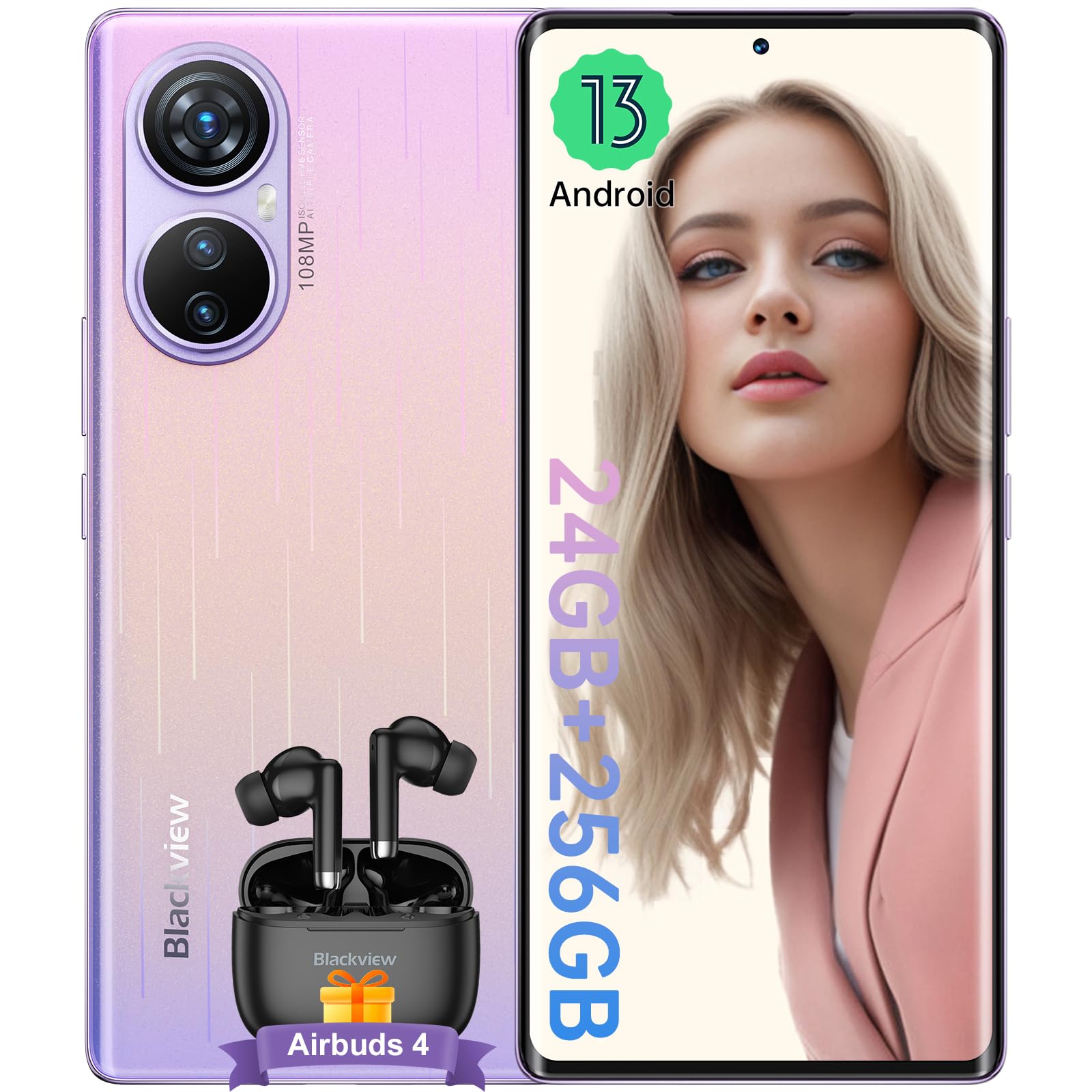 Amazon | Blackview A200Pro SIMフリー スマホ 24GB + 256GB Helio G99