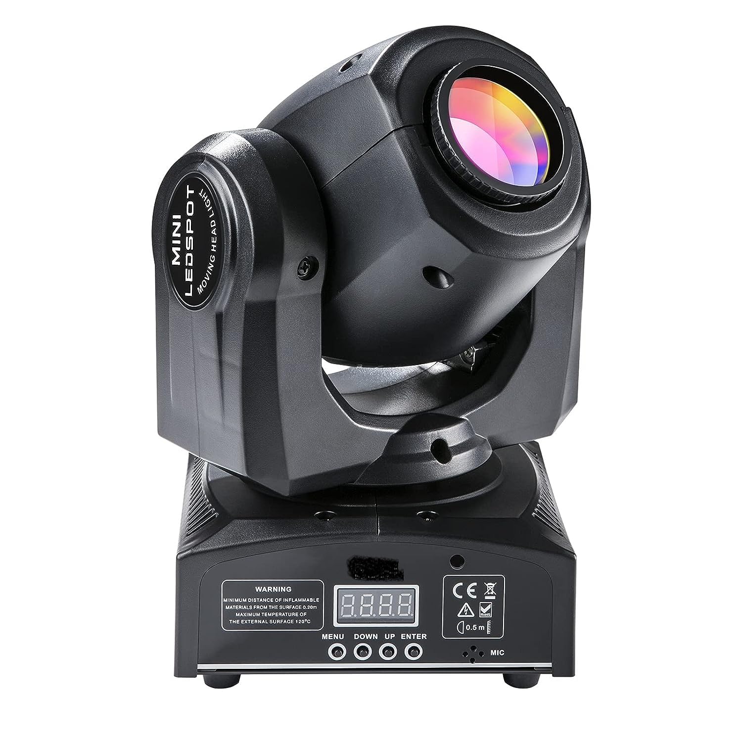 Led Moving Head Light 30W Dj Lights Stage Lighting with 8 GOBO 15 Color and Sound Activate
