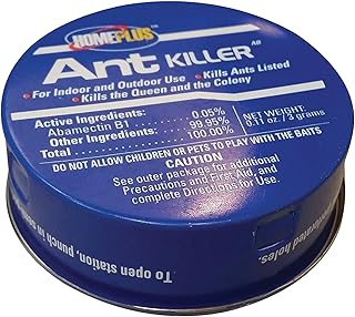4PK AB Homeplus Ant Killer Metal Bait Stations, 4 Count Multicolor