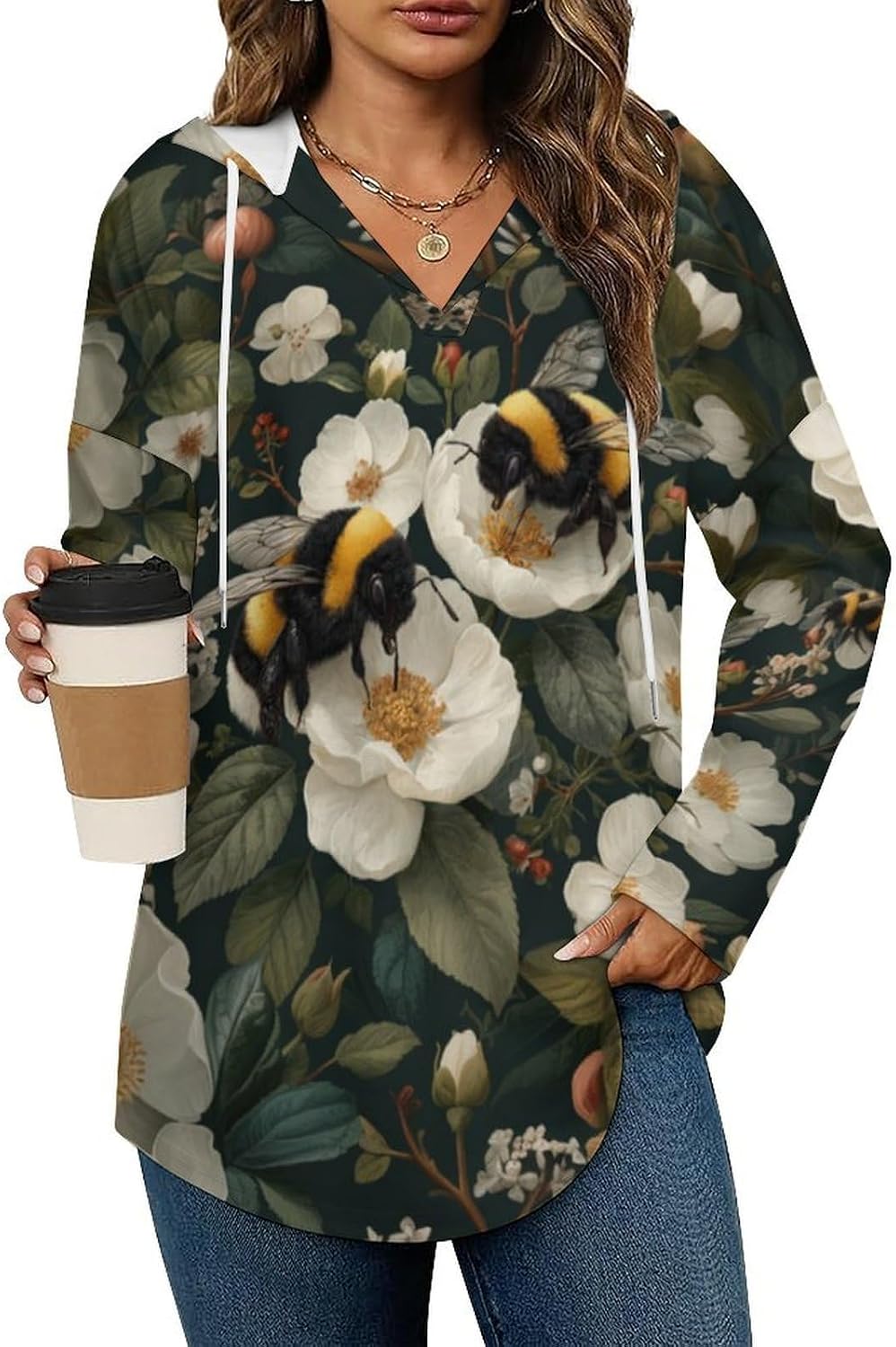 Women Fashion Tops Hoodies for Women Pullover Sweatshirts Casual Long SLeeve Shirts Loose Lightweight Workout