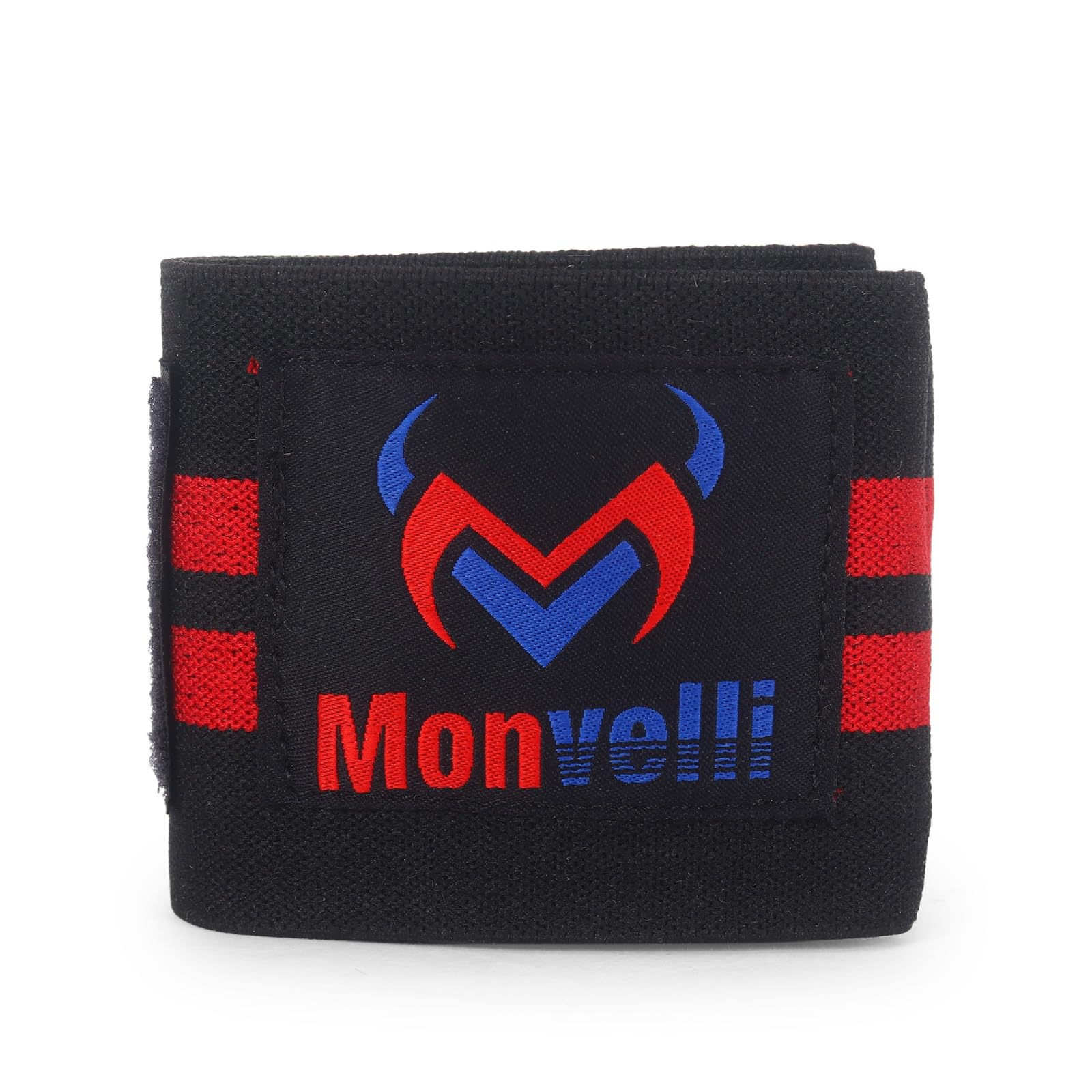 Monvelli Gym Wrist Wraps for Men & Women | Adjustable Weightlifting Wrist Support Straps for Gym, Crossfit, Powerlifting & Workout | Elastic, Durable & Comfortable Wrist Band for Training & Fitness-picture-20