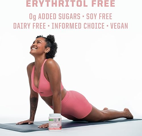 Miniatura 5 de Creatina para mujeres monohidrato en polvo micronizado preentrenamiento suplemento de recuperación apoyo muscular, fortalecimiento muscular,