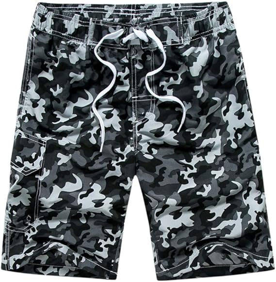 Amazon 男性のショーツ 三番目の店 メンズ 春 夏 ファッション カジュアル ビーチ ルーズ ソリッド 水泳パンツ 泳ぐ 速乾性 ビーチ サーフィン ランニング 水泳ショートパンツ プリント パッチワーク ルーズ ショーツパンツ ショートパンツ 通販