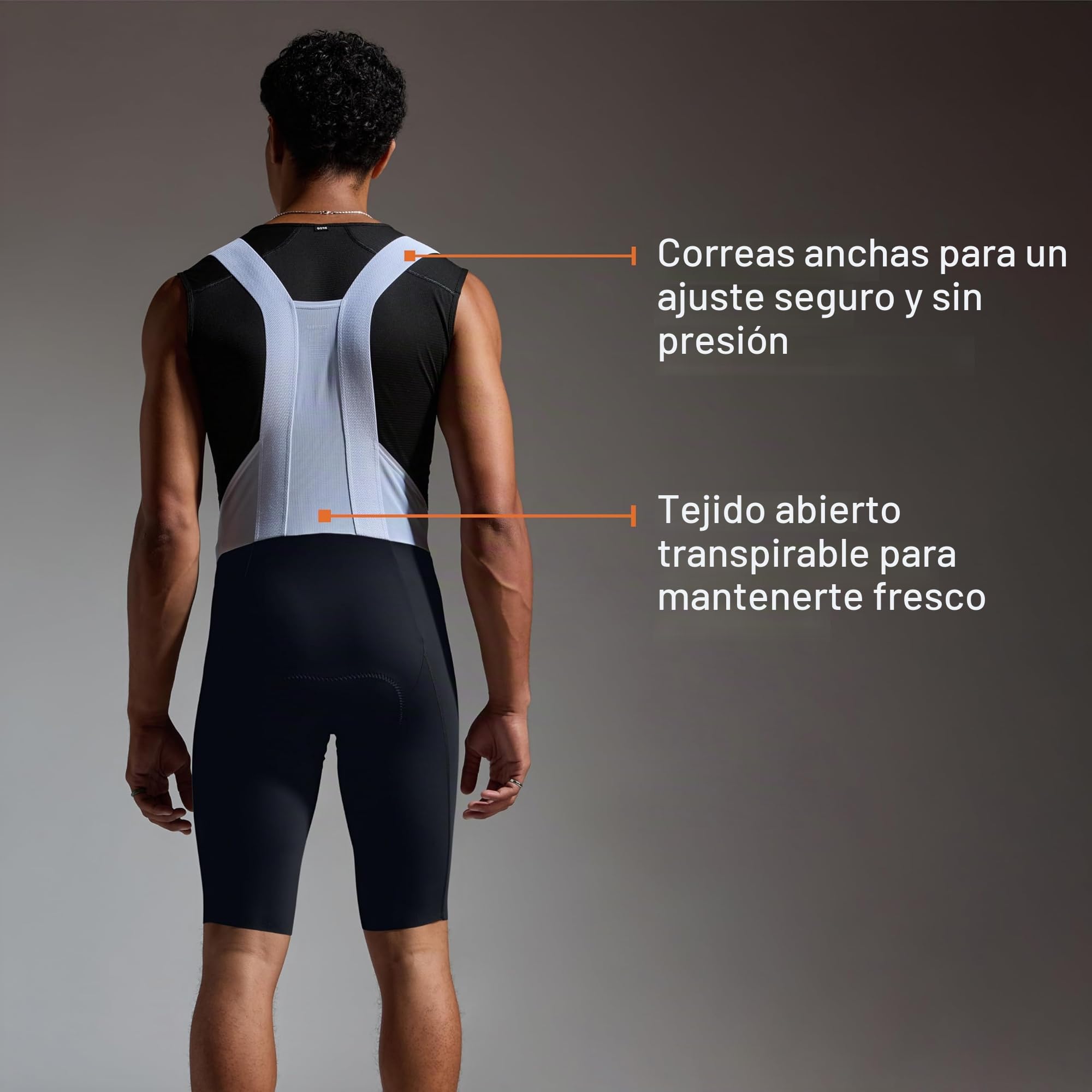 Gore Wear Culote+ con Tirantes Spinshift Hombre - Leggings Hombre