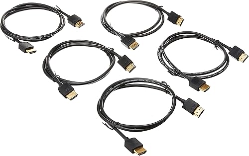 Miniatura 6 de Monoprice Cable HDMI delgado de ultra alta velocidad 8K - HDMI 2.1, 8K 60Hz, 4K 120Hz, 48Gbps, HDR, VRR, 3 pies, negro, paquete de 3