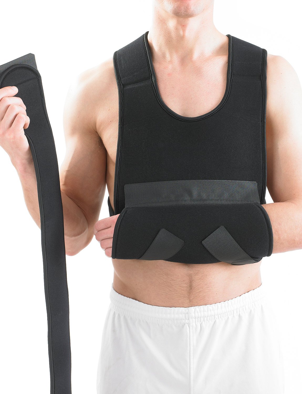 Neo G Inmovilizador de hombro - Calidad de Grado Médico. Tejido ligero, transpirable. Ayuda a dar apoyo, elevar el brazo, inmovilizar el hombro, recuperación y rehabilitación. Tamaño Universal -Unisex
