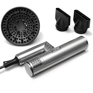 Professional Travel Hair Dryer: Dual Voltage Blow Dryer with Diffuser - Amazon product rated Grade A