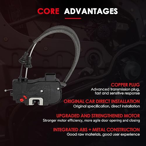 Miniatura 2 de CCIYU Actuador de bloqueo de la puerta del lado del pasajero trasero derecho compatible con Hyundai Sonata 2011 12 13 2014 Actuadores de cerradura