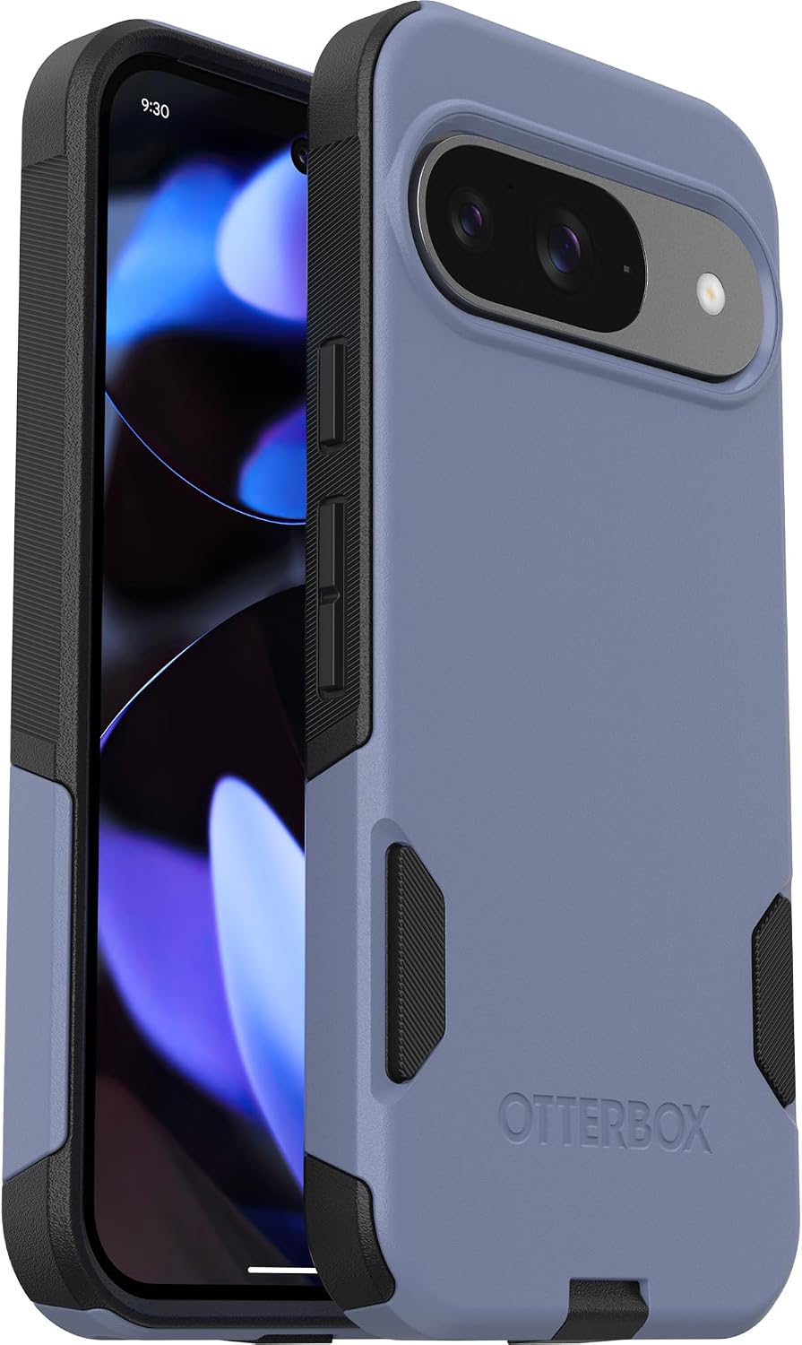 OtterBox Google Pixel 9 & 9 Pro Commuter Series Case - Denver Dusk (Purple), Ultra-Sleek, Wireless Charging Compatible, Raised Edges Protect Camera & Screen