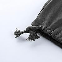 Vista 4 de Pantalones cargo para hombre, pantalones cargo para hombre, pantalones deportivos casuales de algodón, holgados, rectos, con bolsillos