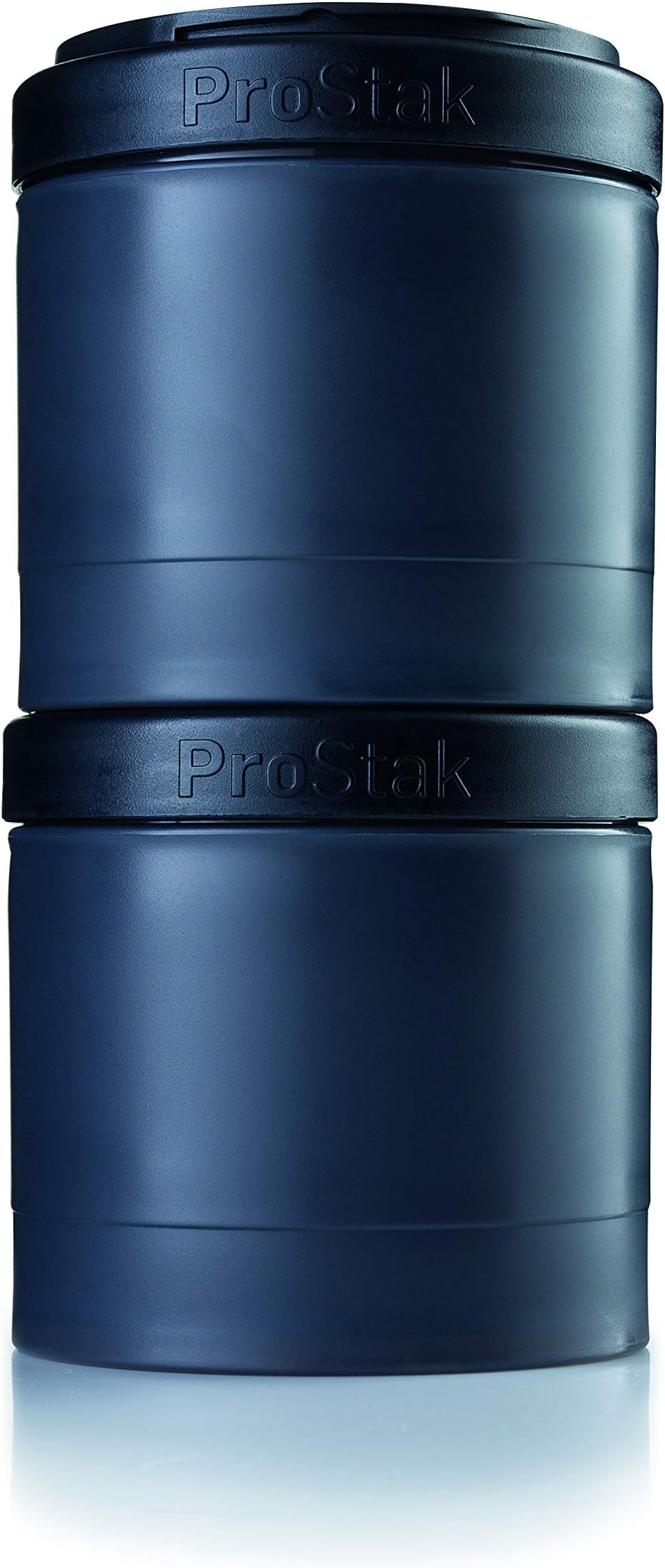 ProStak Twist n' Lock Storage Jars Expansion 2-Pak with Pill Tray, All Black