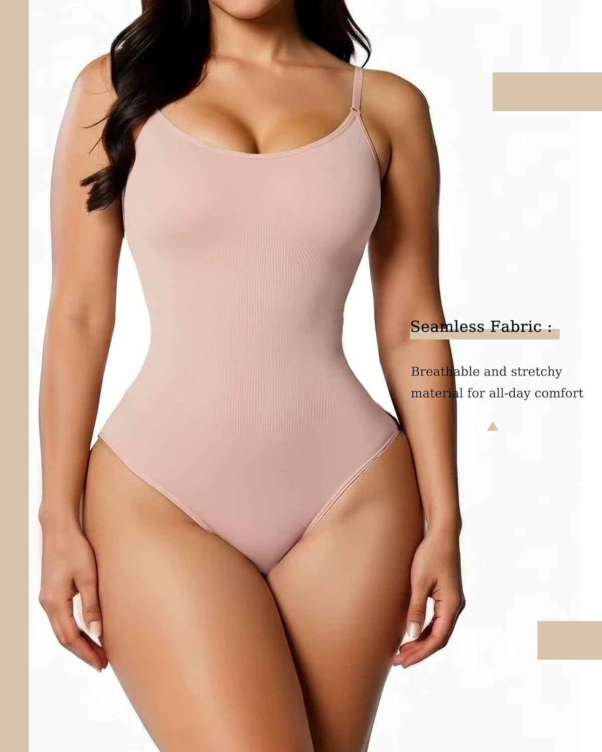 DEYUO Fajas Colombianas Shapewear for Women Tummy Control Bodysuit Postpartum Body Shaper Butt Lifting Faja Bodysuit - Image 4