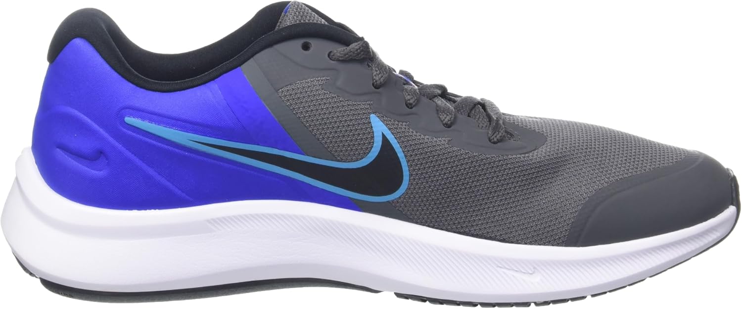 Nike Big Kid's Star Runner 3 Black/Black-Dk Smoke Grey (DA2776 001)