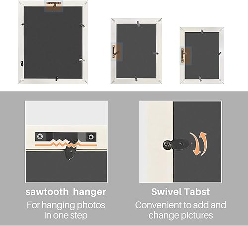 Miniatura 4 de Marcos de fotos de collage para pared, 24 ranuras, marco de fotos grande, galería, rompecabezas, collage para colgar en la pared para fotos de 4 x