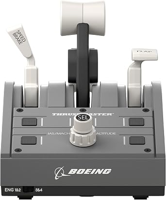 Thrustmaster TCA Quadrant Boeing Edition - High Precision Throttle Dial for Flight Simulation on PC and Xbox Series X|S