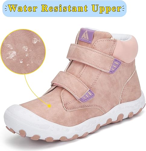 Miniatura 2 de Mishansha Botas de Senderismo al Tobillo para Exteriores Unisex para Niños, Botas de Excursionismo para Niños y Niñas, Zapatos de Caminata con