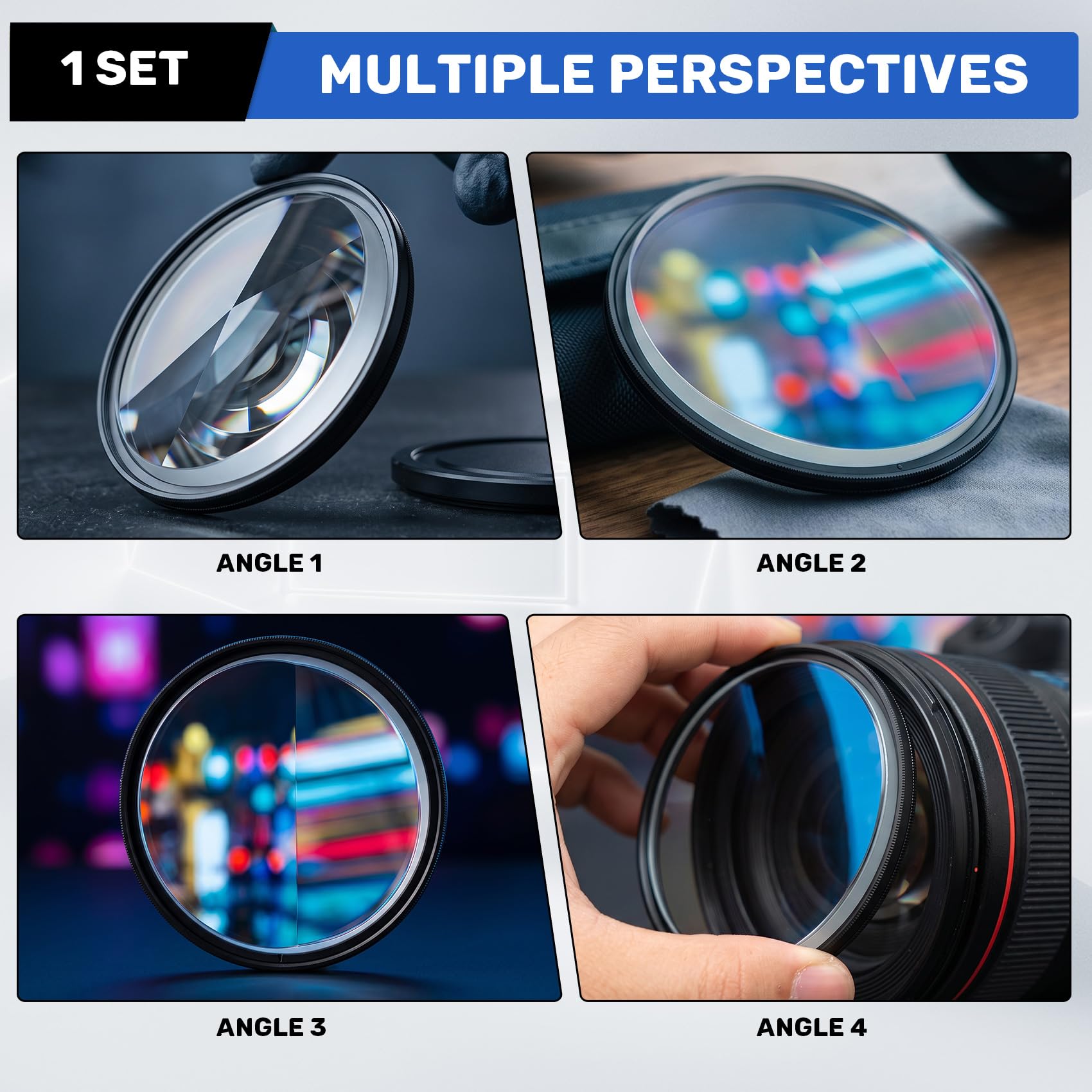 77 mm Glasprismenlinse, Super-Speed-Effekte, Ghost Motion Blur, UV-Filter für Fotografie, SLR-Kameraobjektiv-Zubehör