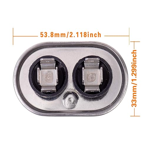 Miniatura 6 de HUAREW 40 uF MFD  5 370 V 450 V CA CBB65 AC Motor y condensador redondo de arranque del ventilador