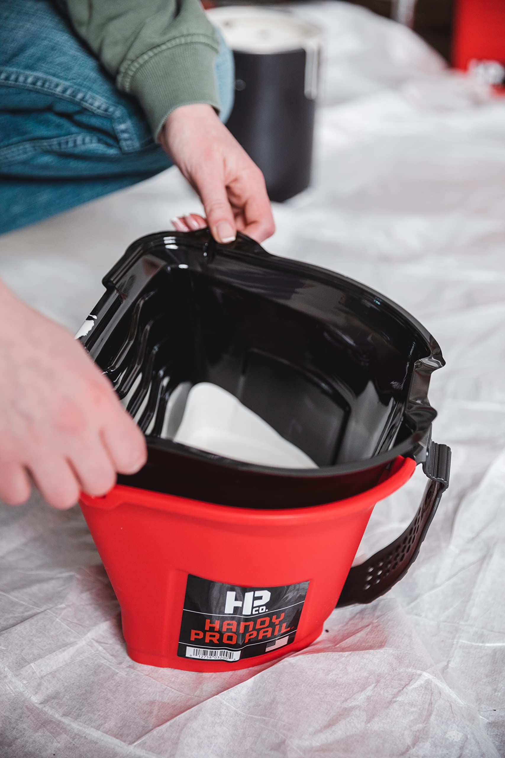 HANDy Paint Products BER-3200-CT Handy Paint Pro wiaderko, czerwone, 1 QT