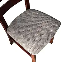 Capas Elasticidade De Assento Impermeável De Cadeira Adequado Para Uso Em Cozinhas Restaurantes E Festas (2, Cinza Claro)