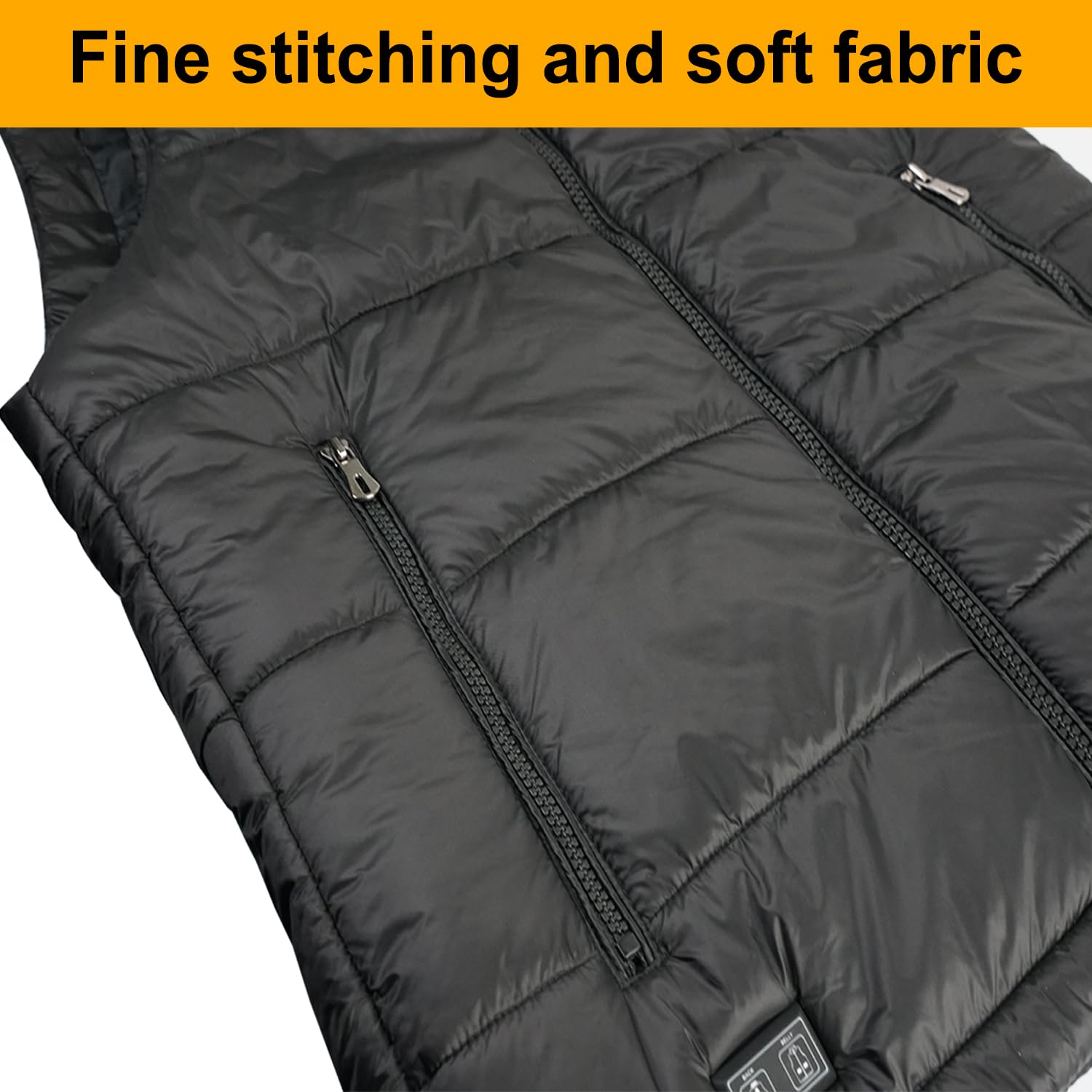 CRRXIN Gilet riscaldato, gilet riscaldato per donna uomo, giacca riscaldata con Power Bank 10000mAh 7.4V, 3 temperature regolabili, giacca riscaldata gilet.